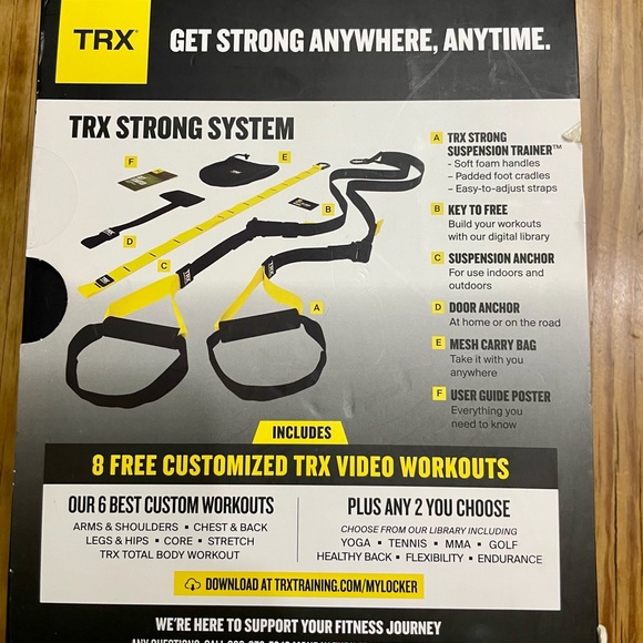TRX STRONG SYSTEM Suspension Training Bodyweight Resistance System New Open Box - Picture 3 of 11